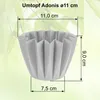 MePla - 10 Stück - Umtopf Adonis ø11 - Dunkelgrün Produktbild-Vorschau 2