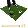 COSTWAY Golfová cvičná podložka včetně 2 gumových odpališť Náhled obrázku produktu 1