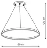 Lampada a sospensione LED 35W RING LP-909/1P M BK CCT Light Anteprima dell’immagine prodotto 5