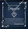 22Feels Echt Silber Halskette - An Meine Schwester Geschenk Produktbild-Vorschau 1