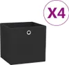 vidaXL Pudełka do przechowywania 4 szt. Włóknina 28x28x28 Podgląd zdjęcia produktu 7
