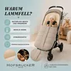 Hofbrucker Lammfell-Fußsäckchen Leni für Babyschale und Produktbild-Vorschau 7