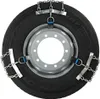 A close-up of a truck tire with snow chains attached. Produktbild-Vorschau
