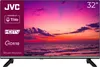 A JVC 32-inch smart TV displaying a sunset over the ocean. Produktbild-Vorschau