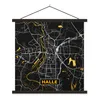 MuchoWow® Textilposter Halle - Stadtplan - Gold - Karte - Produktbild-Vorschau 1