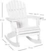 Adirondack Gartenstuhl Schaukelstuhl Schaukelsessel Produktbild-Vorschau 5