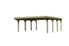 Doppelcarport Classic 2 Holz Überdachung Unterstand Produktbild-Vorschau 4