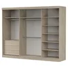 Armoire à portes coulissantes Armoire 250cm Sonoma/Sonoma Voir les images du produit 6