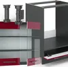 Eckküche Vicco Fame-Line Bordeaux Hochglanz/Anthrazit 287 x Produktbild-Vorschau 7