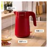 Bosch TWK2M164, 1,7 L, 2400 W, Čierna, Šedá, Červená, Náhľad obrázku produktu 32