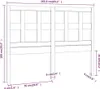The Living Store Kopfteil Schwarz 165,5x4x100 cm Massivholz Produktbild-Vorschau 5