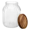 Einmachglas "harmony" 2l aus glas und akazie - 5 five Produktbild-Vorschau 2