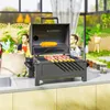 Kohlegrill mit Deckel, Warmhalterost, Aschefach, Produktbild-Vorschau 11