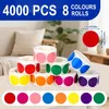 Stuks kleurrijke plakpunten - 25 mm ronde stickers - 8 Productafbeelding-voorbeeld 3