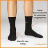 10 Paar Komfortsocken Damen & Herren ohne Gummi & ohne Naht Produktbild-Vorschau 3