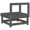 The Living Store Garten-Mittelsofas 2 Stk. Grau Massivholz Produktbild-Vorschau 7