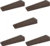 5x sossai Türkeile aus Hartgummi in Braun Türstopper Produktbild-Vorschau 1