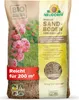 A bag of soil improver with roses in the background. Produktbild-Vorschau
