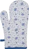 Clayre & Eef BRB44 Ofenhandschuh Beige Blau 18x30 cm 100% Produktbild-Vorschau 1