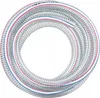 A coiled clear hose with red and blue stripes. Anteprima dell’immagine prodotto