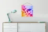 MuchoWow® Textilposter Weltkarte - Farben - Abstrakt 60x60 Produktbild-Vorschau 3