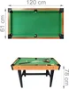 Tavolo da biliardo Relaxdays con accessori, 4 gambe, A x L Anteprima dell’immagine prodotto 4