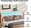 Łóżko tapicerowane ProximaX 160x200 cm z oświetleniem LED i Podgląd zdjęcia produktu 12