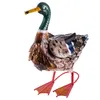KADAX Ente Figur 41 cm, Gartenfigur aus pulverbeschichtetem Produktbild-Vorschau 4
