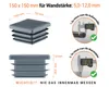 Lamellenstopfen für Vierkantrohr 150x150 mm Anthrazit 5 Produktbild-Vorschau 2