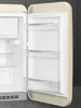 SMEG FAB10RCR6 Stand-Kühlschrank Rechtsanschlag Creme 50`s Produktbild-Vorschau 7
