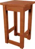 A wooden stool on a white background. Produktbild-Vorschau