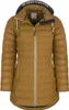 A studio shot of a brown puffer coat. Produktbild-Vorschau