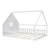 Hausbett mit Lattenrost, Rausfallschutz und Zaun, 140x200 Produktbild-Vorschau 8