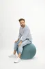 Sitzball Gymnastikball Sitting Ball zum aufpumpen Felt Produktbild-Vorschau 5