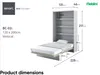 MEBLINI Schrankbett Bed Concept - Wandbett mit Lattenrost - Produktbild-Vorschau 8