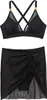 Bügel-Bikini Damen High Waisted Bikini Set Curvy Mesh Produktbild-Vorschau 1
