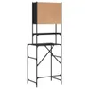 Waschmaschinenschrank Schwarz 68x48,5x194 cm Produktbild-Vorschau 10