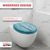 Grafner® WC Sitz mit Absenkautomatik Motiv Blue Planks Produktbild-Vorschau 2