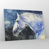 Bilder auf glas - Einteilig - Pferd Aquarell Porträt - Produktbild-Vorschau 4