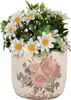 Vaso da fiori Clayre & Eef Ø 11x10 cm Fiori in Anteprima dell’immagine prodotto 3