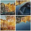 Bild auf Leinwand - Leinwandbild - Kanal Boot Amsterdam Produktbild-Vorschau 8