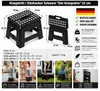 Klapphocker, Klapptritt 22 cm für Kinder faltbar bis 150 kg Produktbild-Vorschau 2