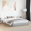 vidaXL Rám postele s LED diodami Šedý dub Sonoma 120x200 cm Náhled obrázku produktu 2