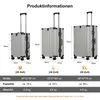 HOMELUX Trolleyset Größe M, L, XL Reisekoffer Alu-Rahmen Produktbild-Vorschau 6