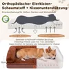 GTPLAYER Hondenbed – 75x50x15 cm, met eierschalenfoam voor Productafbeelding-voorbeeld 4