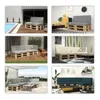 Collage of different settings showing pallet furniture with cushions. Produktbild-Vorschau