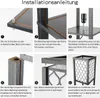 7MAGIC Stehlampe Standleuchte mit 9W LED Glühbirne, E27 bis Produktbild-Vorschau 8