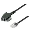 2m Telefon Kabel DSL Kabel TAE F Stecker auf RJ45 Stecker Produktbild-Vorschau 1