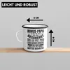 Trendation - Stiefvater Geschenk Emaille Tasse Vatertag Produktbild-Vorschau 4