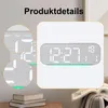 LED Digitaler Wecker mit Holzoptik & Ambientelicht, Große Produktbild-Vorschau 5